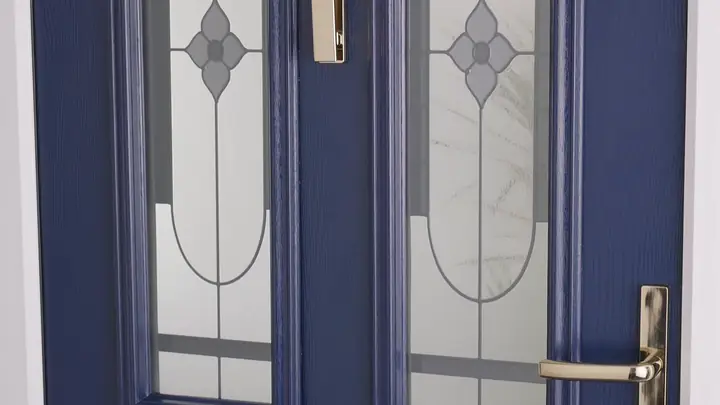 Cameo door glass, Chichester Cameo glass for a composite front door