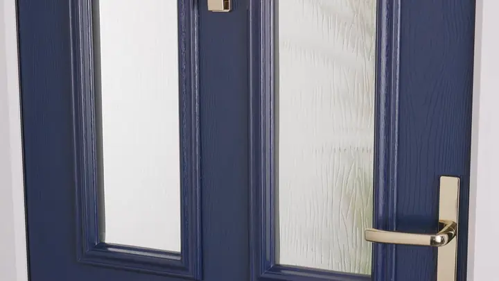 Charcoal Sticks door glass, Chichester Charcoal Sticks glass for a composite front door