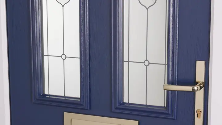 Clover door glass, Chichester Clover glass for a composite front door