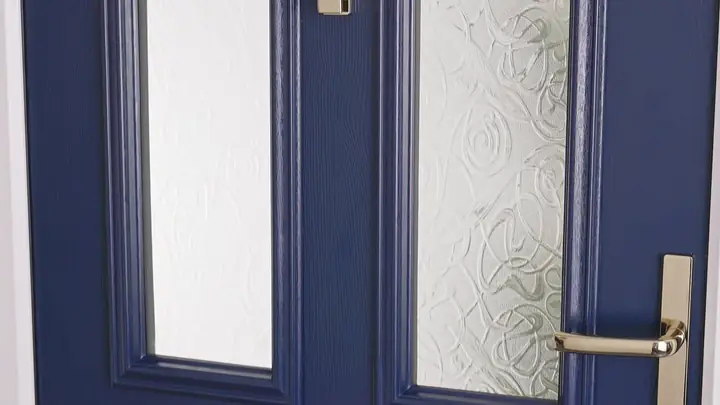 Everglade door glass, Chichester Everglade glass for a composite front door