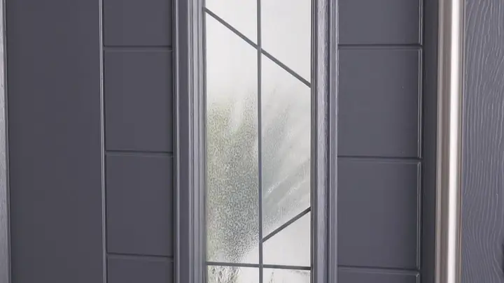 Facet door glass, Chichester Facet glass for a composite front door