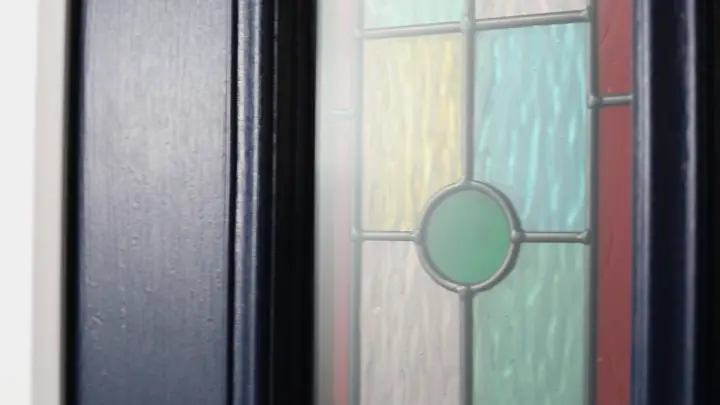 Mosaic door glass, Chichester Mosaic glass for a composite front door