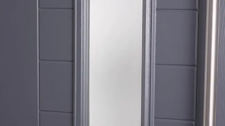 Satin door glass, Chichester Satin glass for a composite front door