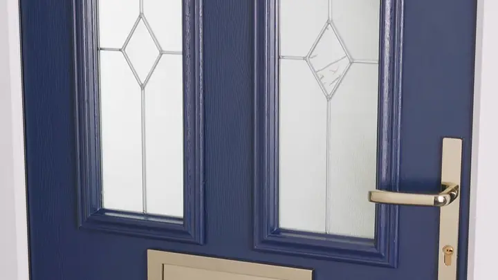 Solitaire door glass, Chichester Solitaire glass for a composite front door